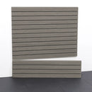 4x4 Slatwall Kit with Medium Hook Bundle Installed