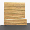 4x4 Slatwall Kit with Medium Hook Bundle Installed