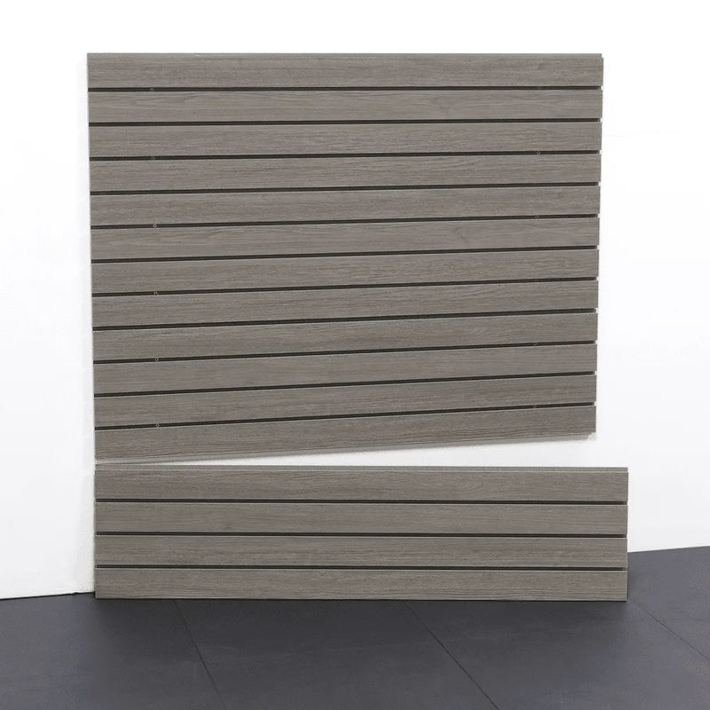 4x4 Slatwall Kit with Medium Hook Bundle Installed