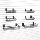 SlatWall Accessories -  Baskets Bundle (6 Baskets)