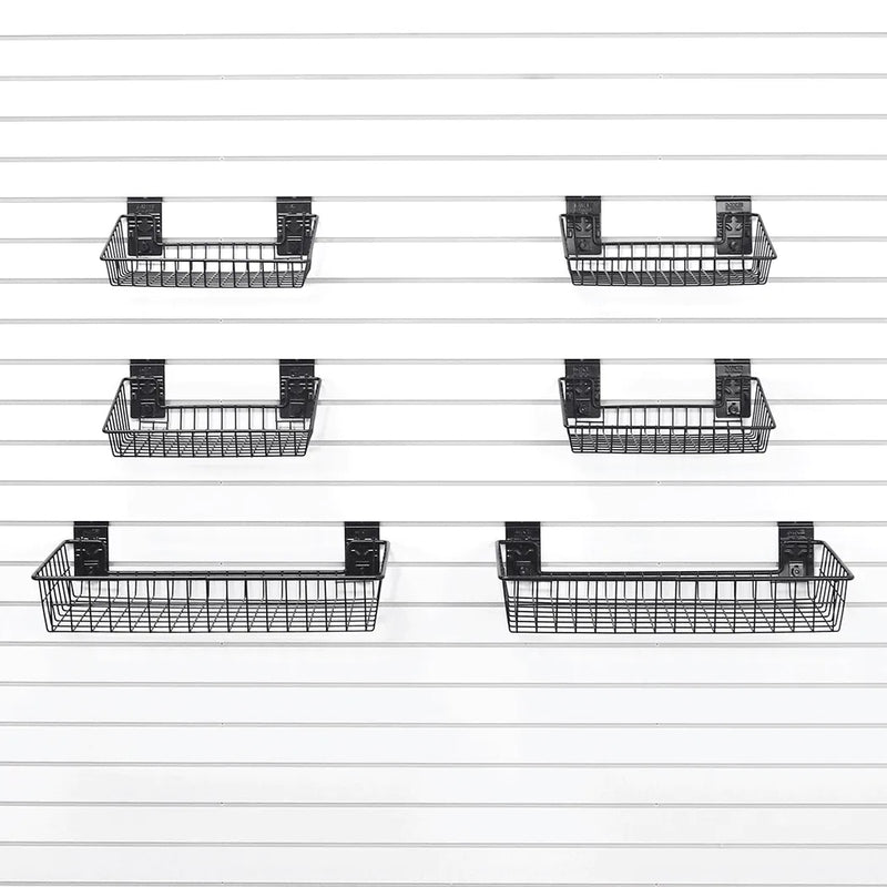 SlatWall Accessories -  Baskets Bundle (6 Baskets)